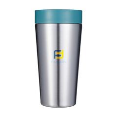 Vue Circular&Co Recycled Stainless Steel Coffee Cup 340 ml de couleur vert| Krokrodeal