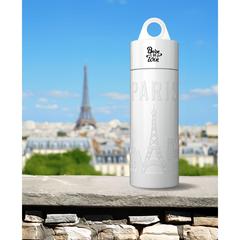 Vue Join the Pipe City Bottle Paris White 500 ml de couleur blanc| Krokrodeal