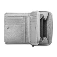 Vue Portefeuille pour femme - 11017 de couleur gris| Krokrodeal