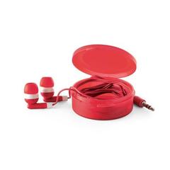 Vue Écouteurs - 11032 de couleur rouge| Krokrodeal