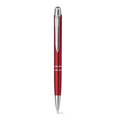 Vue Stylo à bille en aluminium - 11081 de couleur rouge| Krokrodeal