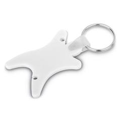Vue Porte-clés avec organisateur d'écouteurs - 23189 de couleur blanc| Krokrodeal