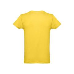 Vue T-shirt homme en coton tubulaire - Thc luanda de couleur jaune| Krokrodeal