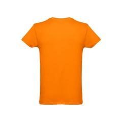 Vue T-shirt homme en coton tubulaire - Thc luanda de couleur orange| Krokrodeal