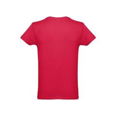 Vue T-shirt homme en coton tubulaire - Thc luanda de couleur rouge| Krokrodeal