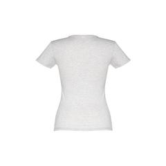Vue T-shirt ceinturé en coton pour femme - Thc sofia de couleur blanc| Krokrodeal