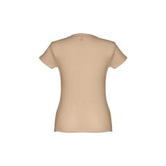 Vue T-shirt ceinturé en coton pour femme - Thc sofia de couleur marron| Krokrodeal