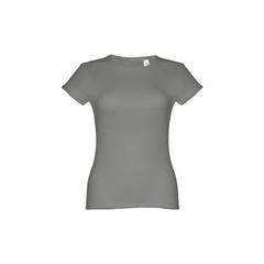 Vue T-shirt ceinturé en coton pour femme - Thc sofia de couleur gris| Krokrodeal