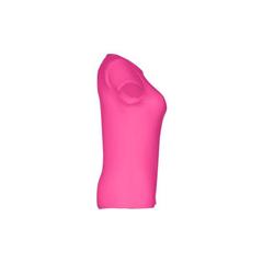 Vue T-shirt ceinturé en coton pour femme - Thc sofia de couleur rose| Krokrodeal