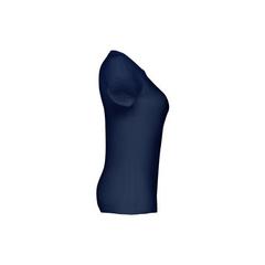 Vue T-shirt pour femme - Thc ankara women de couleur bleu| Krokrodeal