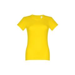 Vue T-shirt pour femme - Thc ankara women de couleur jaune| Krokrodeal