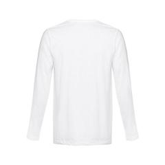Vue T-shirt en coton à manches longues pour hommes - Thc bucharest wh de couleur blanc| Krokrodeal