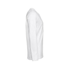 Vue T-shirt en coton à manches longues pour hommes - Thc bucharest wh de couleur blanc| Krokrodeal