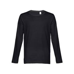 Vue T-shirt à manches longues pour homme - Thc bucharest de couleur noir| Krokrodeal