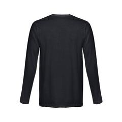 Vue T-shirt à manches longues pour homme - Thc bucharest de couleur noir| Krokrodeal