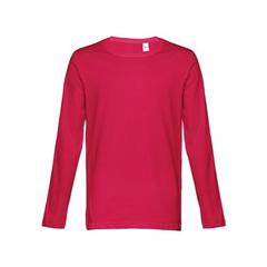 Vue T-shirt à manches longues pour homme - Thc bucharest de couleur rouge| Krokrodeal