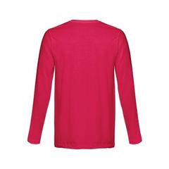 Vue T-shirt à manches longues pour homme - Thc bucharest de couleur rouge| Krokrodeal