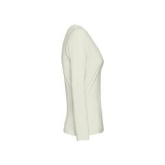 Vue T-shirt ceinturé à manches longues pour femmes en coton - Thc bucharest women de couleur vert| Krokrodeal