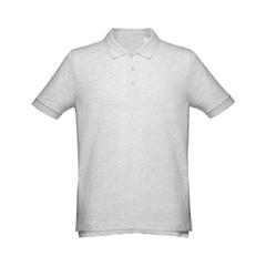 Vue Polo à manches courtes en coton pour hommes - Thc adam de couleur blanc| Krokrodeal
