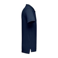 Vue Polo à manches courtes en coton pour hommes - Thc adam de couleur bleu| Krokrodeal