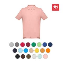 Vue générale Polo à manches courtes en coton pour hommes - Thc adam | Krokrodeal