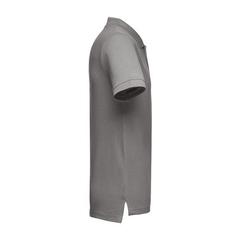 Vue Polo à manches courtes en coton pour hommes - Thc adam de couleur gris| Krokrodeal