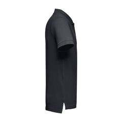 Vue Polo à manches courtes en coton pour hommes - Thc adam de couleur noir| Krokrodeal