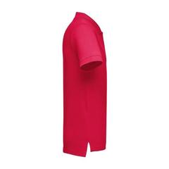 Vue Polo à manches courtes en coton pour hommes - Thc adam de couleur rouge| Krokrodeal