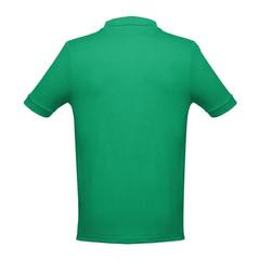Vue Polo à manches courtes en coton pour hommes - Thc adam de couleur vert| Krokrodeal