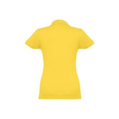 Vue Polo pour femme - Thc eve de couleur jaune| Krokrodeal