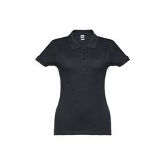 Vue Polo pour femme - Thc eve de couleur noir| Krokrodeal