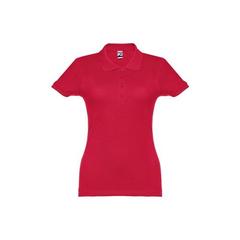 Vue Polo pour femme - Thc eve de couleur rouge| Krokrodeal