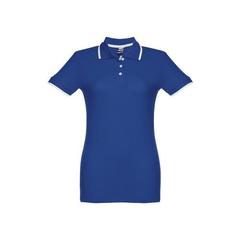Vue Polo slim fit pour femme - Thc rome women de couleur bleu| Krokrodeal
