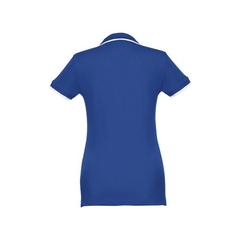 Vue Polo slim fit pour femme - Thc rome women de couleur bleu| Krokrodeal
