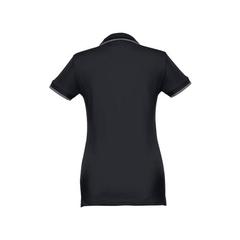 Vue Polo slim fit pour femme - Thc rome women de couleur noir| Krokrodeal