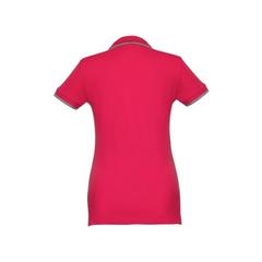 Vue Polo slim fit pour femme - Thc rome women de couleur rouge| Krokrodeal