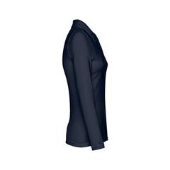Vue Polo à manches longues pour femme - Thc bern women de couleur bleu| Krokrodeal