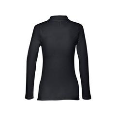 Vue Polo à manches longues pour femme - Thc bern women de couleur noir| Krokrodeal