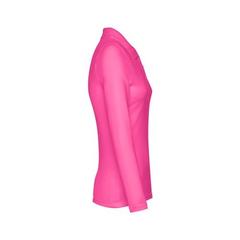 Vue Polo à manches longues pour femme - Thc bern women de couleur rose| Krokrodeal