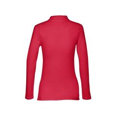 Vue Polo à manches longues pour femme - Thc bern women de couleur rouge| Krokrodeal