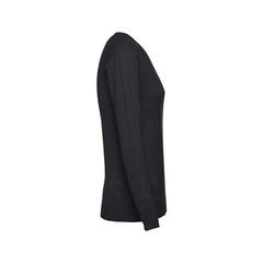 Vue Pull à col V pour femmes en coton et polyamide - Thc milan women de couleur noir| Krokrodeal