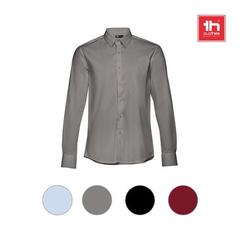 Vue générale Chemise en popeline à manches longues pour hommes - Thc paris | Krokrodeal