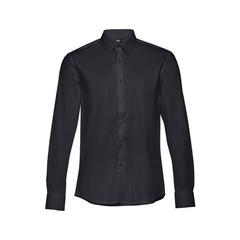 Chemise en popeline à manches longues pour hommes - Thc paris publicitaire pas cher