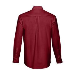 Vue Chemise oxford à manches longues pour hommes - Thc tokyo de couleur rouge| Krokrodeal