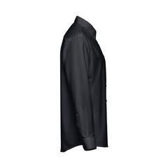 Vue Chemise oxford à manches longues pour hommes - Thc tokyo de couleur noir| Krokrodeal