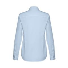 Vue Chemise oxford à manches longues pour femmes - Thc tokyo women de couleur bleu| Krokrodeal