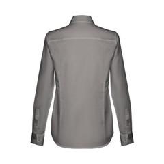 Vue Chemise oxford à manches longues pour femmes - Thc tokyo women de couleur gris| Krokrodeal