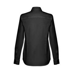Vue Chemise oxford à manches longues pour femmes - Thc tokyo women de couleur noir| Krokrodeal