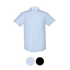 Vue générale Chemise oxford à manches courtes pour homme - Thc london | Krokrodeal