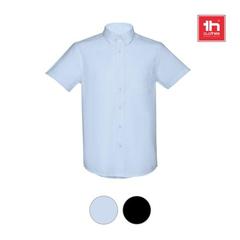 Vue générale Chemise oxford à manches courtes pour homme - Thc london | Krokrodeal